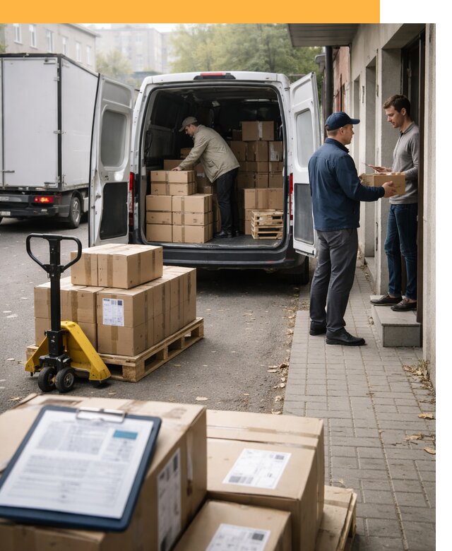 Доставка грузов от двери до двери с таможней от 46076 руб.