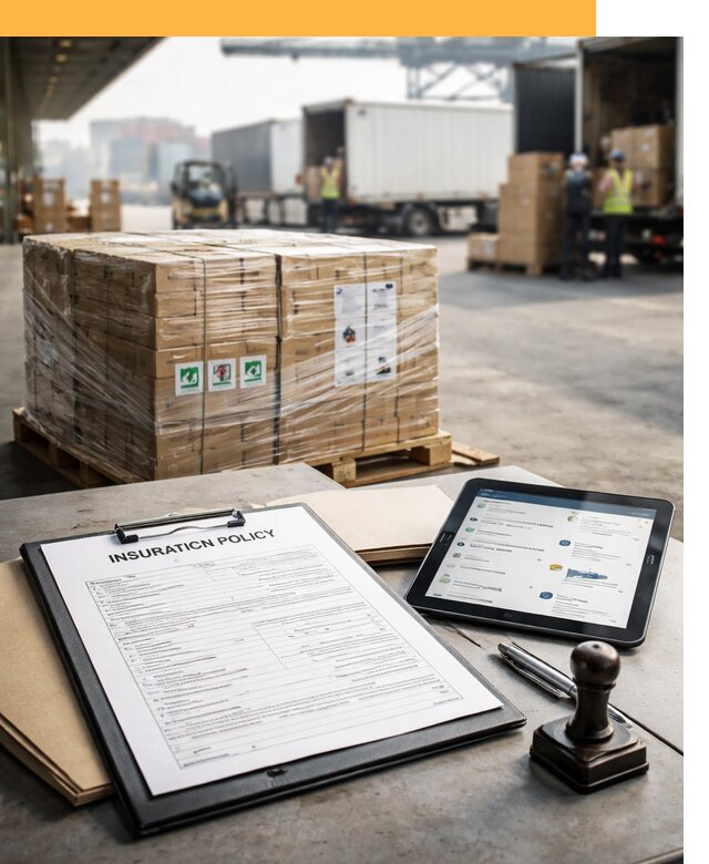 Страхование международных грузов от 3584 руб, полная защита