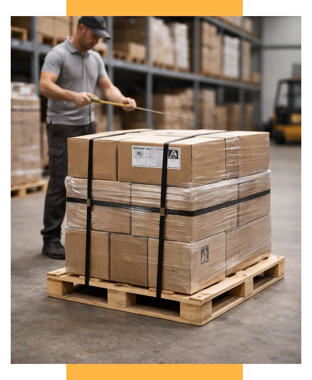 Упаковка и паллетирование грузов от 3584 р. | СетСервис-Чст