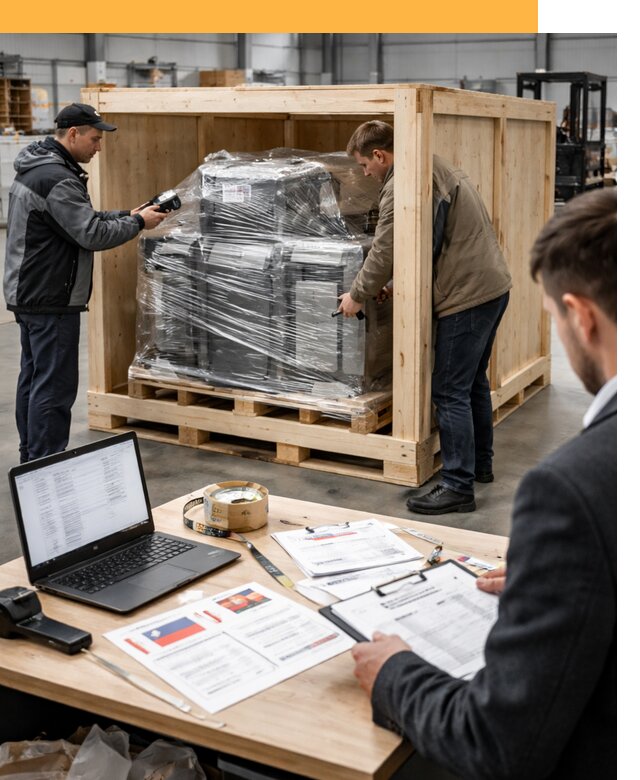 Доставка промышленного оборудования из США от 66554 руб