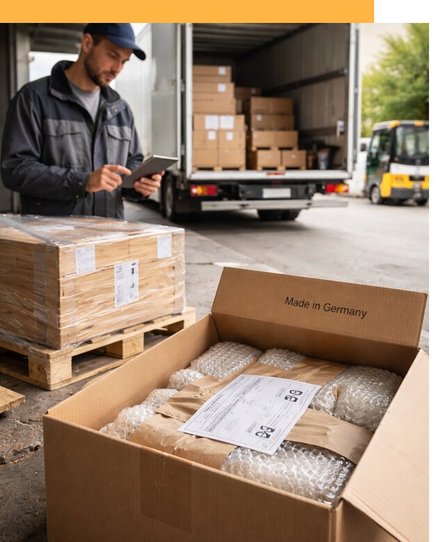 Доставка грузов из Германии от 46076 руб с таможенным оформлением