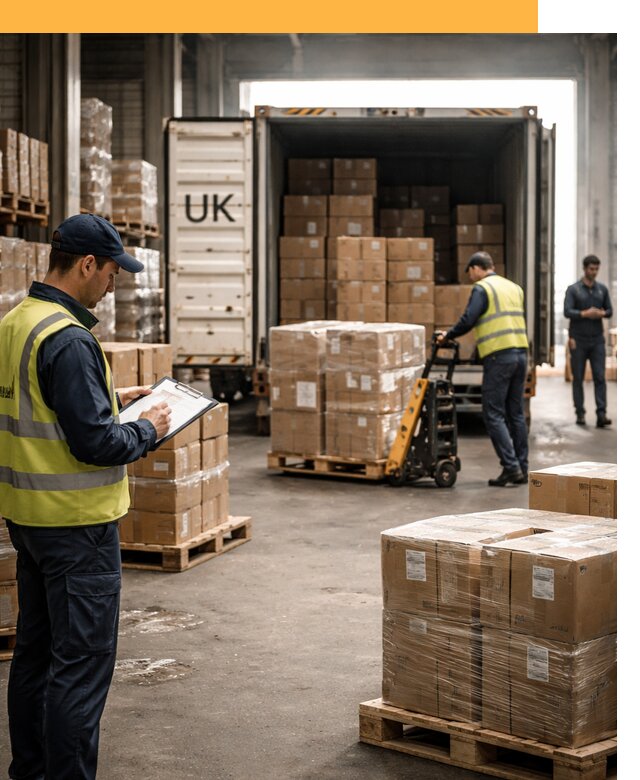 Доставка грузов из Великобритании с таможенным оформлением от 12799