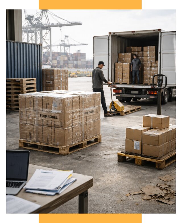 Доставка грузов из Израиля от 15359 р., логистика от СетСервис-Чст