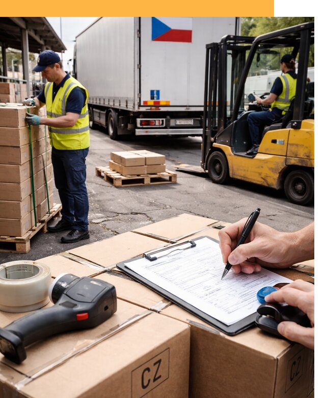 Доставка грузов в Чехию от 35837 руб, международные перевозки