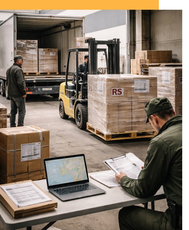 Доставка грузов в Сербию от 46076 руб, международные перевозки