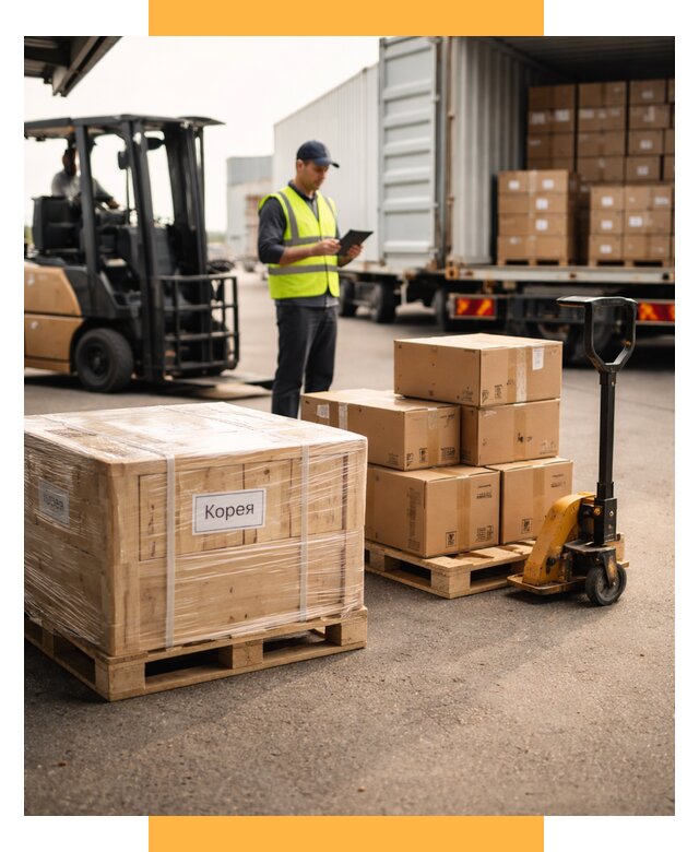 Доставка грузов в Корею из России от 35837 р. | СетСервис-Чст