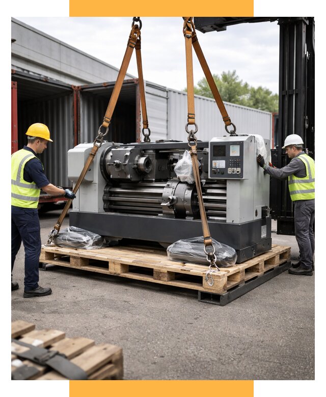 Перевозка станков и таможня от 61434 р. | СетСервис-Чст логистика