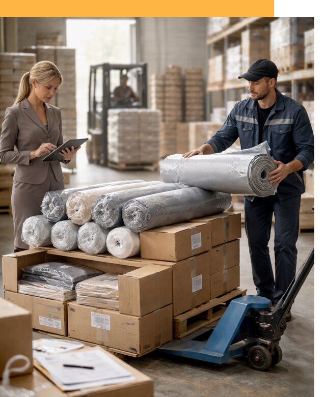 Перевозка текстиля по миру от 15359 руб. с таможней и страхованием