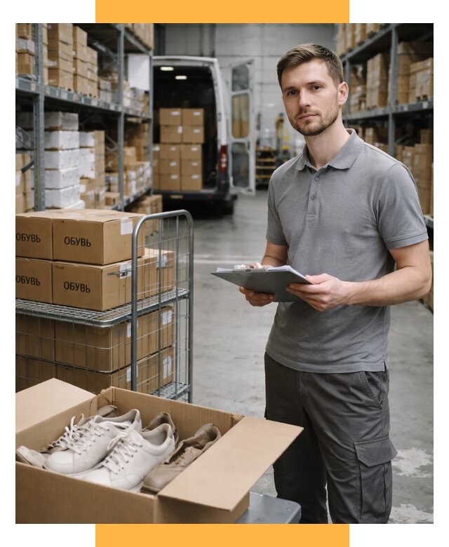 Доставка обуви из Китая и Турции от 4608 р. СетСервис-Чст