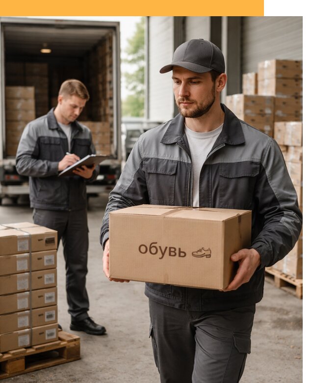 Международная перевозка обуви с таможенным оформлением от 4608