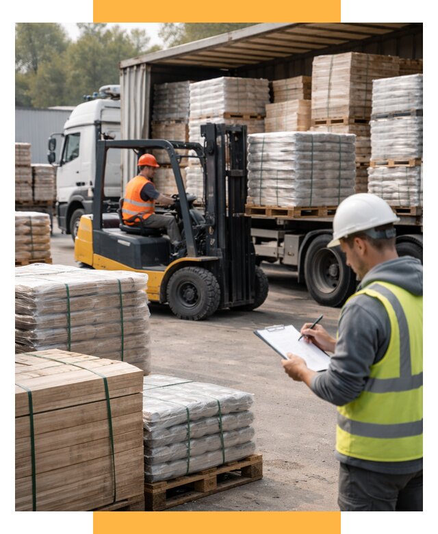 Перевозка строительных материалов от 5631 р. | СетСервис-Чст