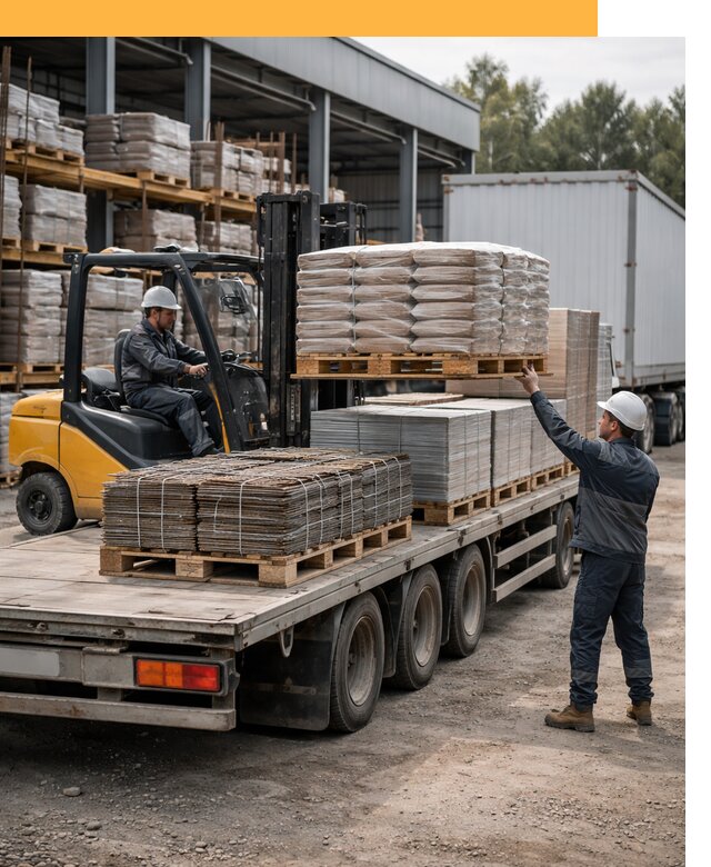 Перевозка строительных материалов по миру от 5631 руб