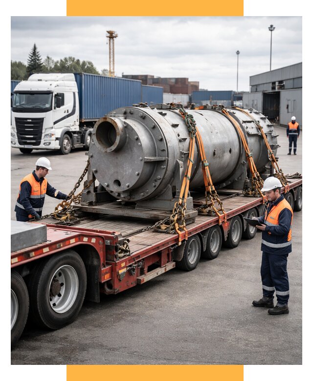 Перевозка тяжеловесных грузов под ключ от 153585 р. | СетСервис-Чст