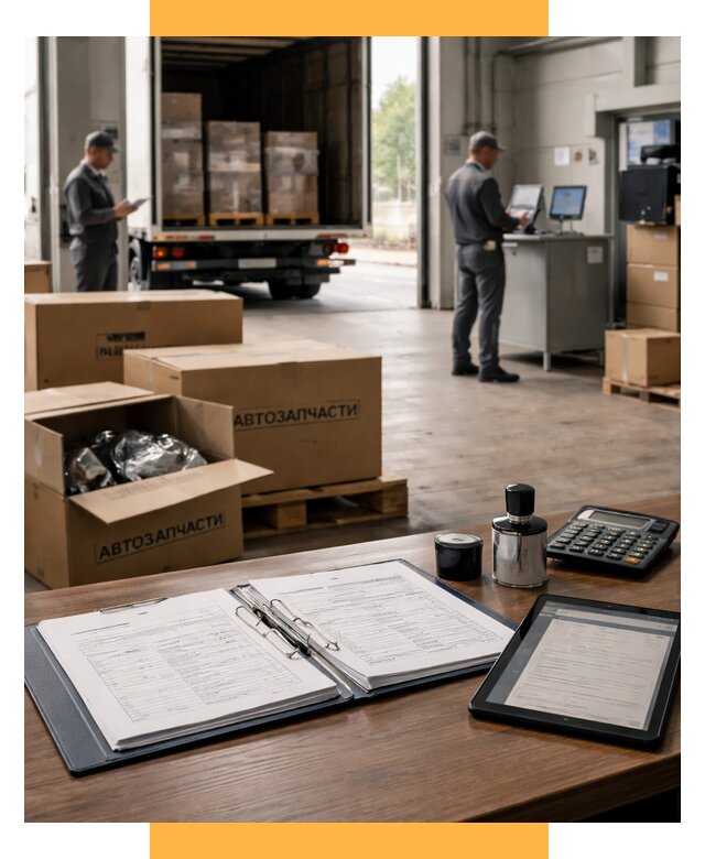 Таможенное оформление автозапчастей под ключ от 8703 р., СетСервис-Чст