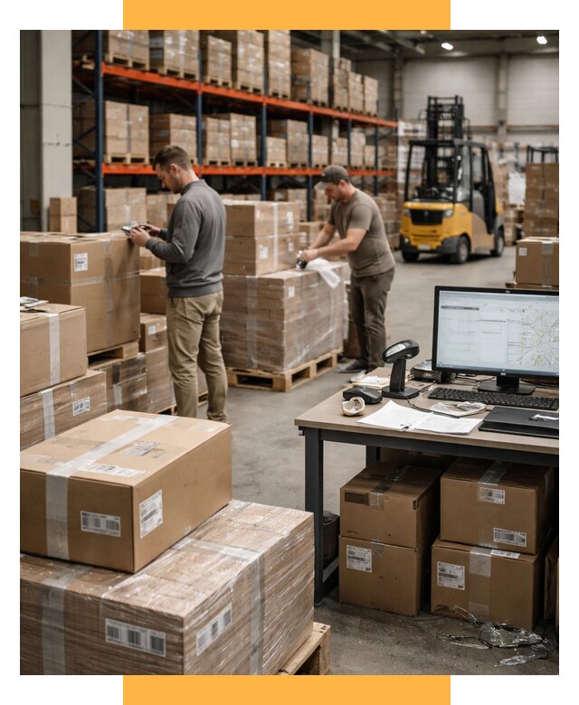 Склад консолидации в Европе от 6655 р., услуги СетСервис-Чст